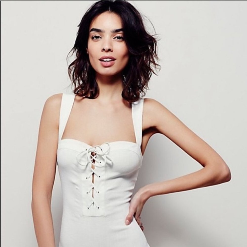 Intimately Free People Lace Up Bodysuit